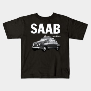 SAAB 93 - advert Kids T-Shirt